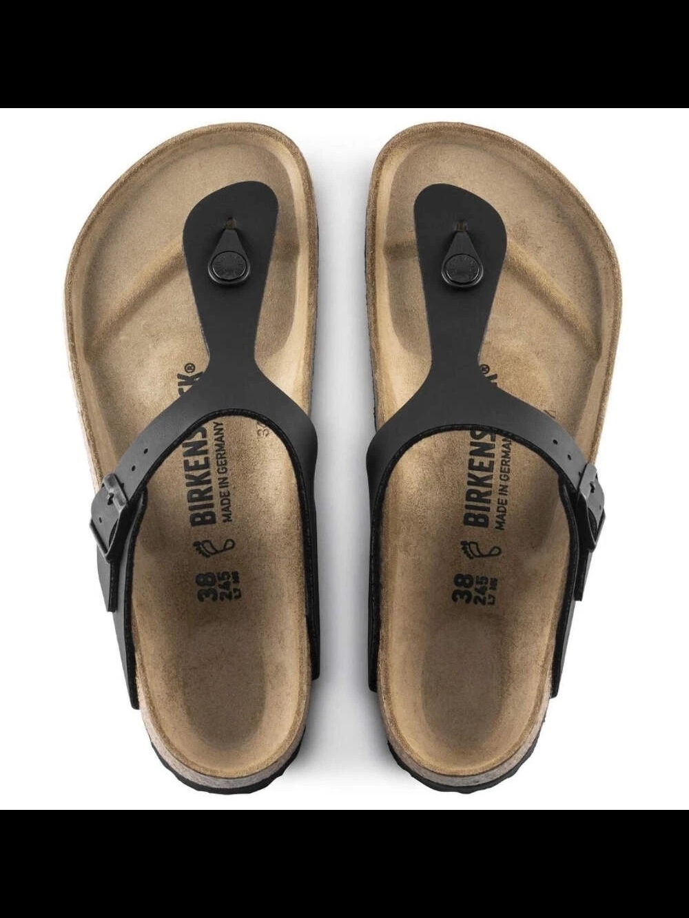 Birkenstock Gizeh Thong Sandals in Black